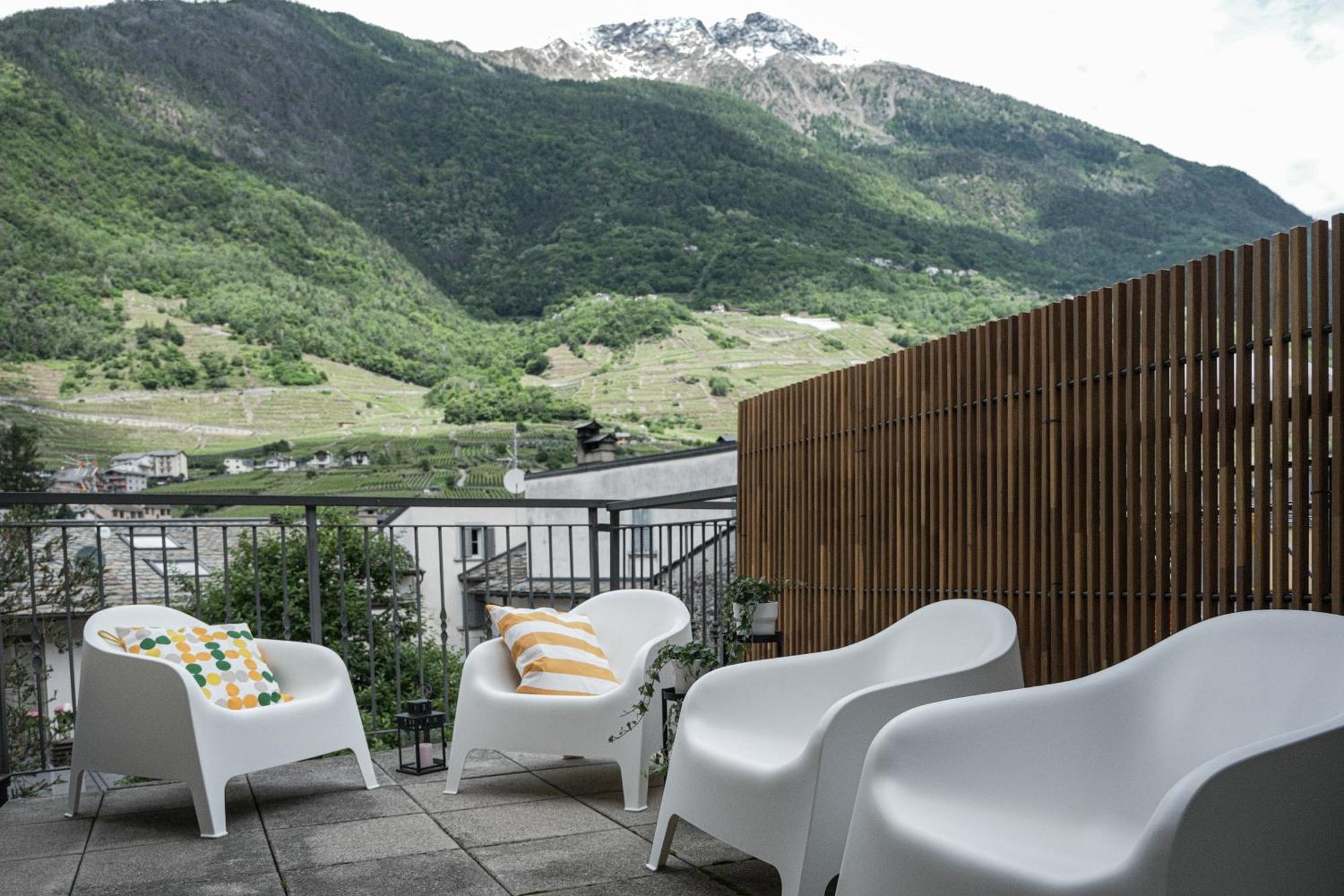 Duplex Con Vista E Terrazza 6 Minuti Dal Bernina Express Apartment Tirano Exterior foto